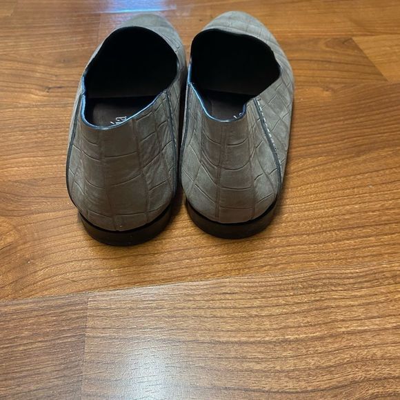 Pedro Garcia womans made in Spain taupe leather slip on shoes size 39.5 (Size 8) - Picture 4 of 8